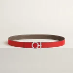 Flot belt buckle & Reversible leather strap 24 mm - Image 2